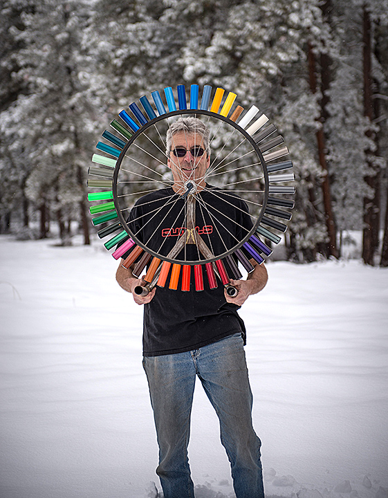 Doug with Paint Wheel